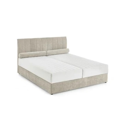 Abbildung von ATLANTIC home collection Stauraum Boxbett Alicia mit Kissenrolle