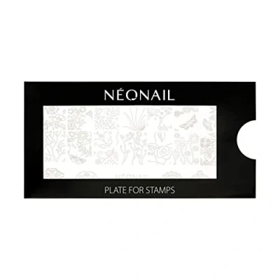 Abbildung von NEONAIL Stamping Plate 09 Platte Schablonen Nail Art Nageldesign Nagel Stempel Schablone French Nails Nagelkunst