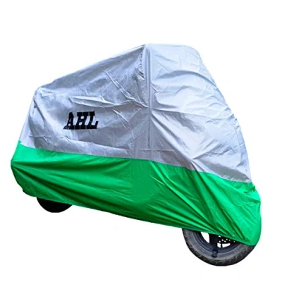 Abbildung von AHL XL Grün Wasserdicht Kälteschutz Regenschutz Staubdicht Faltgarage motorradgarage Motorroller abdeckplane Roller Abdeckung Motorrad Motorradabdeckung