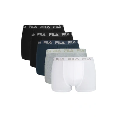 Abbildung von Fila Boxershorts 5 PACK Panties, Herren, Größe: Large, Mehrfarbig
