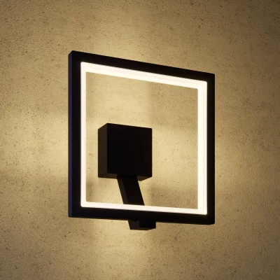 Abbildung von LED Außenwandlampe Square, graphitgrau