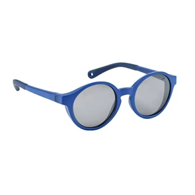 Abbildung von Béaba, Sonnenbrille für Kinder 2 4 Jahre, 100% UV Schutz CAT 3, Seitenschutz, optimaler Komfort, 360 verstellbare Bügel, Mazarine Blau
