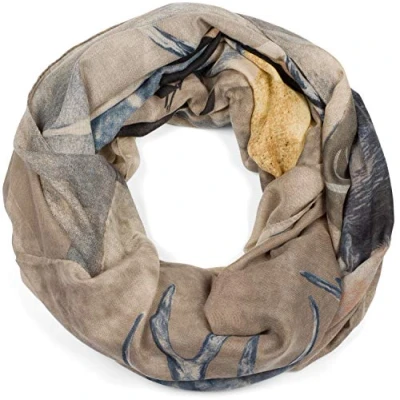 Abbildung von styleBREAKER Loop, (1 St), Loop Schal mit Hirsch Print