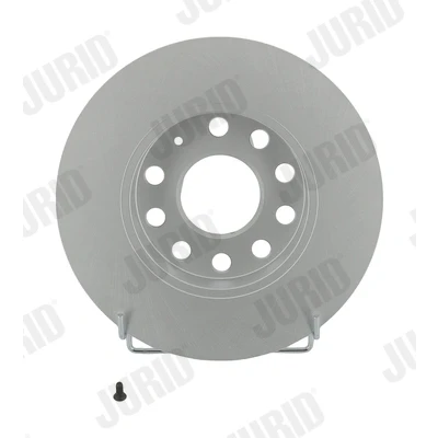 Abbildung von JURID 562238JC Bremsscheibe 256 12 5 112 voll beschichtet mit Schrauben VOLKSWAGEN: Golf Variant, Caddy 3 Kastenwagen, Touran I