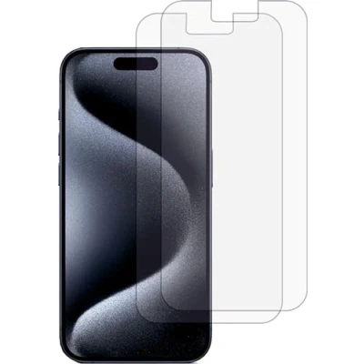 Abbildung von 4ProTec 2x Display Schutz Folie MATT für Apple iPhone 15 Pro