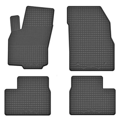 Abbildung von Gummimatten Fußmatten 1.5 cm Rand kompatibel mit FIAT TIPO (Bj. ab 2015) ideal angepasst 4 Teile EIN Set