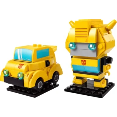 Abbildung von LEGO BrickHeadz 40804 Bumblebee Mech &amp; Fahrzeug 253 Teile Bauset für Kinder Sammler ab 10 Jahren