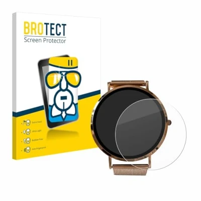 Abbildung von BROTECT Schutzglas für Micento California Smartwatch Schutzfolie Panzer Folie Glas [Extrem Kratzfest 9H, Anti Fingerprint, Ultra Transparent]