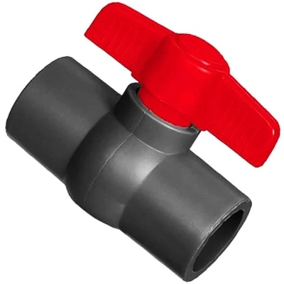 Abbildung von MegaHaustechnik Kugelhahn Klebe Fitting für PVC Rohr Außendurchmesser 32mm