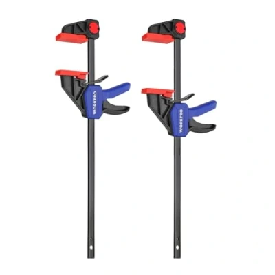Abbildung von WorkPro Schraubzwinge 2 in 1 zum Spannen Dehnen, Stück Einhandzwingen Adapter, (2 St), Spannkraft bis zu 68kg