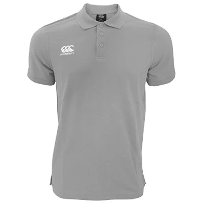 Abbildung von Canterbury Herren Waimak Kurzarm Pique Polo (2XL) (Grau meliert)