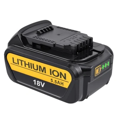 Abbildung von Tecmana 18V 5500mAh Ersatzakku für DeWalt DCB184 DCB200 DCB182 DCB180 DCB181 DCB20