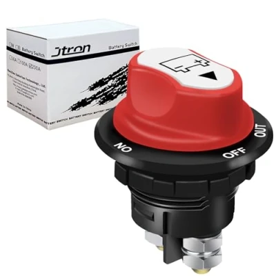 Abbildung von Jtron Battery Isolator Switch 32V DC 100A batterieschalter schlüssel boot auto 3 Positionen (100A)