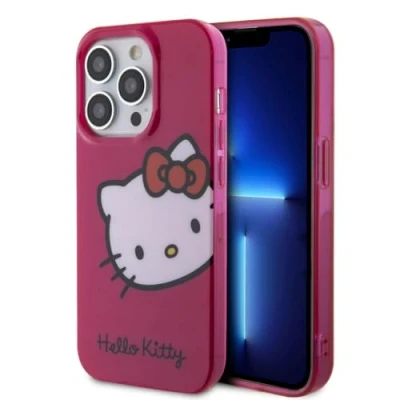 Abbildung von Mobile CG Hello Kitty iPhone Rückseitenhülle Head Pink (iPhone 14 Pro Max)