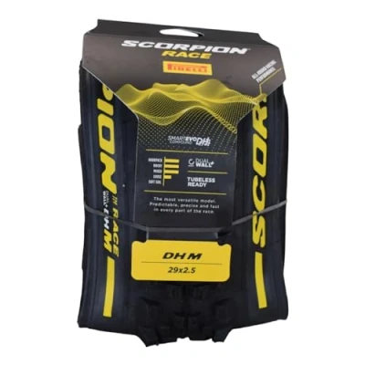 Abbildung von Pirelli Unisex Erwachsene Scorpion RC DH M Fahrradreifen, Black, 29 x 2.5