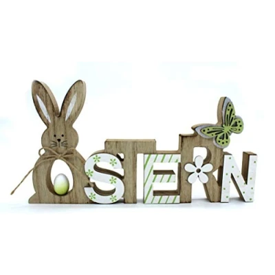 Abbildung von DARO DEKO Holz Schriftzug Ostern 26cm x 14cm 1 Stück