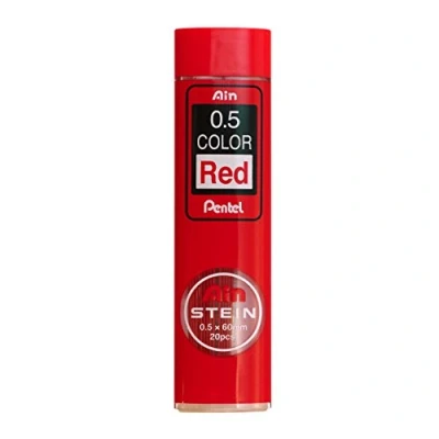 Abbildung von Pentel Bleistiftminen 0.5 mm rot