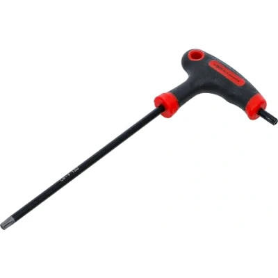 Abbildung von BGS Diy 7880 T30 Schraubendreher mit T Griff und seitlicher Klinge Profil (für Torx) mit/ohne Bohrung