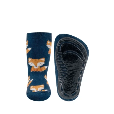 Abbildung von Ewers Stopper Fuchs Socken für Kinder, Größe: 18 19, Tinte