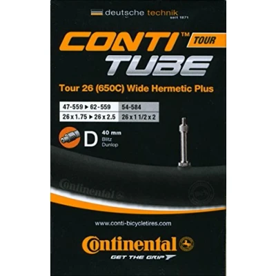 Abbildung von Continental Unisex Adult Schlauch Tour Wide, Black, One Size