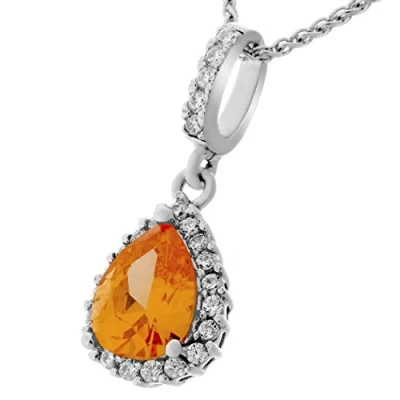 Abbildung von Orphelia Damen Ketten mit Anhänger 925 Sterling Silber Zirkonia ZH 7226/CI/1