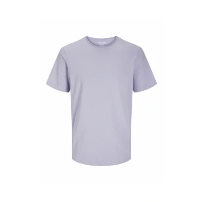 Abbildung von Jack &amp; Jones Jjebasher Oneck Tshirt basic, Herren, Größe: XXL, Languid lavender