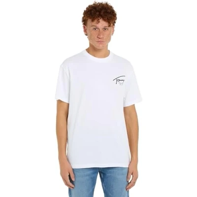 Abbildung von Tommy Jeans Signature Print TEE Tshirt print, Herren, Größe: XXL, White