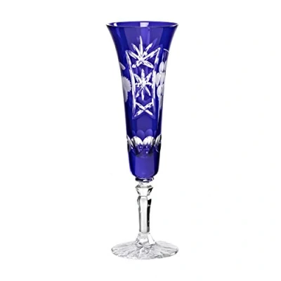 Abbildung von CRISTALICA Sektglas Sektkelch Champagnerglas Handgeschliffen Traube Kristall Glas 140 ml