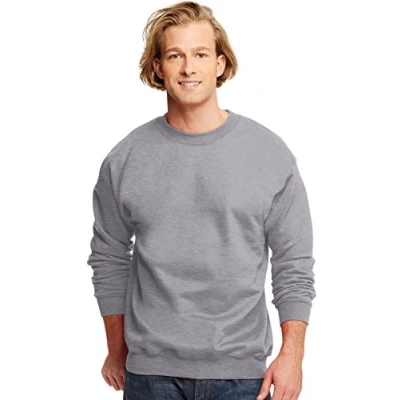 Abbildung von Hanes Herren Ultimative Baumwolle Sweatshirt, Oxford Grau, Large