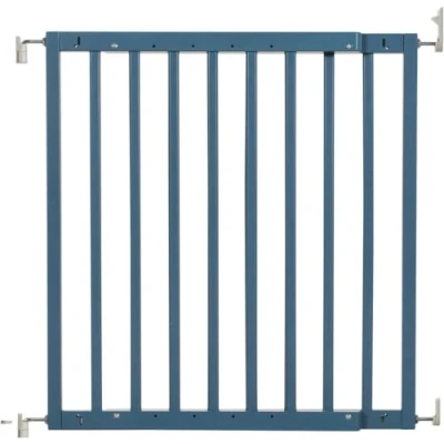 Abbildung von Safetots Robustes Holz Babygitter für Treppen, Azurblau, 63.5 cm 105.5 cm, Schraubgitter, Schraubbefestigung als Sicherheitssperre, stilvolles Design und praktisches Sicherheitsgitter