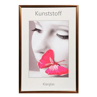 Abbildung von Ideal Dokument Bilderrahmen 21x29,7 DIN A4 Urkunde Meisterbrief Zeugniss Zertifikate: Farbe: Bronze o. Aufsteller Glas