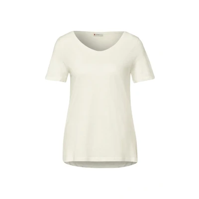 Abbildung von Street One Tshirt basic, Damen, Größe: 40, Weiß