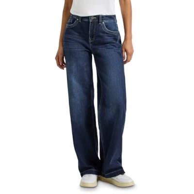 Abbildung von Street One Wide Leg, Damen, Größe: 34x32, Blau