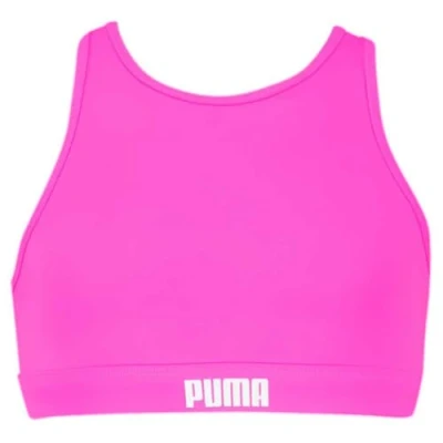 Abbildung von Puma SWIM Girls Racerback Bikini für Kinder, Größe: 116, Fluo pink