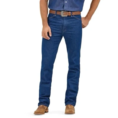 Abbildung von Wrangler Herren Original Fit Jeans, Vorgewaschenes Indigo, 40 W/34 L
