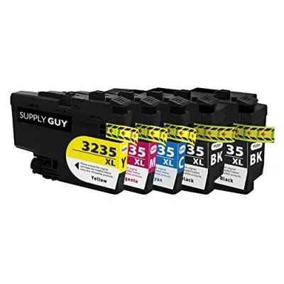 Abbildung von Supply Guy 5 Druckerpatronen kompatibel mit Brother LC 3235 für DCP J1100dw MFC J1300dw