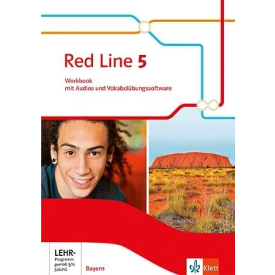 Abbildung von Red Line 5. Ausgabe Bayern: Workbook mit Audios und Vokabelübungssoftware Klasse 9 (Red Line. für Bayern ab 2017)
