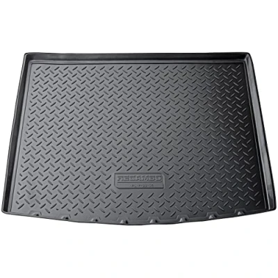 Abbildung von Recambo Gummi Kofferraumwanne Premium passend für Ford Grand C MAX 2010 2019 passgenau mit Rand