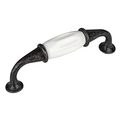 Abbildung von SO TECH® Möbelgriff Porzellangriff JOHANNA BA 96 160 mm incl. Schrauben, Vintage Landhaus Griff Schrankgriff Schubladengriff Schrauben