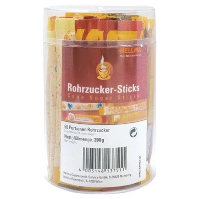 Abbildung von Hellma Rohrzucker Sticks 50er