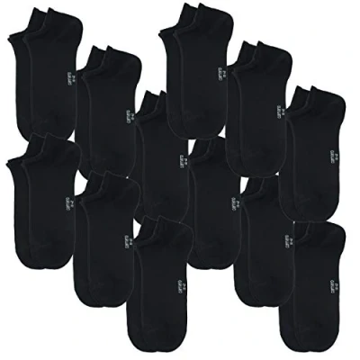 Abbildung von Camano Damen 3318 Füßlinge, Schwarz (Black 0005), 39/42 (2er Pack)