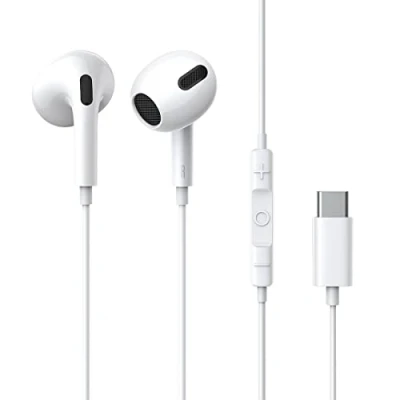 Abbildung von Baseus Encok c17 kabelgebundener Kopfhörer mit USB Typ C Mikrofon In Ear (Kabelgebunden, Kopfhörer, integrierte Steuerung für Anrfe und Musik, Kabellänge: 1,1 m, ergonomischem Design)