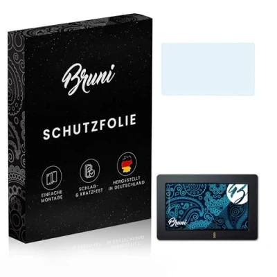 Abbildung von Bruni Schutzfolie kompatibel mit Blackmagic Design Video Assist 5 Inch Folie, glasklare Displayschutzfolie (2X)