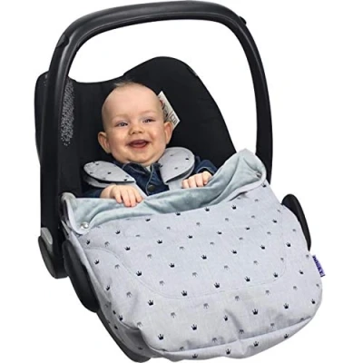 Abbildung von Original Dooky Cosy Top Fußsack für Babyschale wind und wasserabweisend mit Microfaser Fütterung Altersgruppe 0+