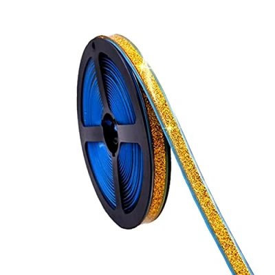 Abbildung von Dichtungsstreifen, selbstklebend, PU Dichtungsband für Badewanne, Bad, WC, Küche, 7,5 mm, goldfarben