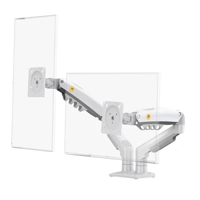 Abbildung von North Bayou NB Dual Monitor Mount, Full Motion Swivel Monitorarm with Gas Spring for 17 27&#039;&#039; Computer Screen, Load 2 9kg VESA 75/100 mm F160 W