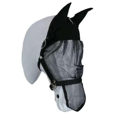 Abbildung von Harry&#039;s Horse FliegenmaskenHalfter mit Ohren Shetland Schwarz