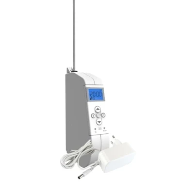 Abbildung von WIR Rollladengurt Antrieb eWickler Comfort eW320 S Schnurwickler Akku, elektrischer Rollladenwickler für Schnüre, Aufputz, 5,5 kg Zugkraft, Automatikbetrieb, Astro Funktion