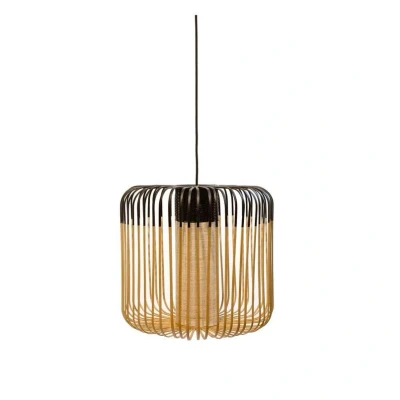 Abbildung von Forestier Bamboo Light M Pendellampe 45 cm schwarz