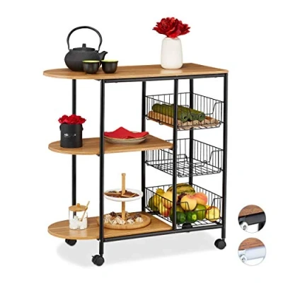 Abbildung von relaxdays Servierwagen Industrial, C
